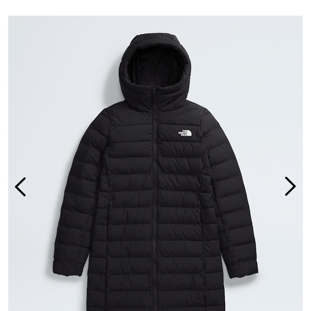 The North Face Black Long Puffer Coat XS Aconcagua Snow Rain Parka Jacket size 0